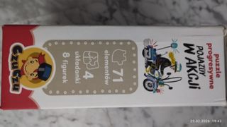 Puzzle progresivo Czuczu vehículos