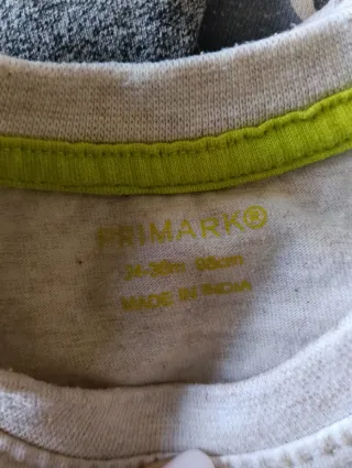 Lote 3 camisetas manga corta 24-36 meses