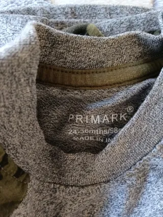 Lote 3 camisetas manga corta 24-36 meses