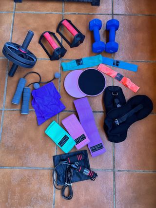 Set Palestra a Casa: Bande, Manubri, Corda