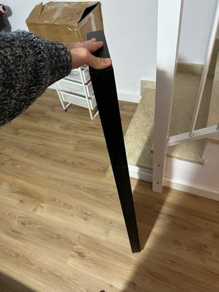 Balda Lack Ikea 110 cm Negra
