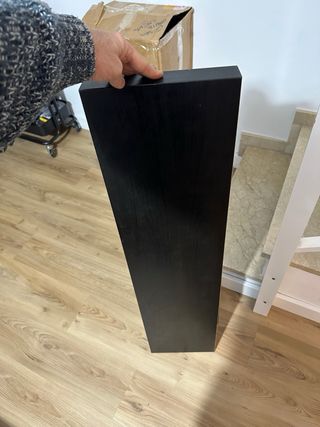 Balda Lack Ikea 110 cm Negra
