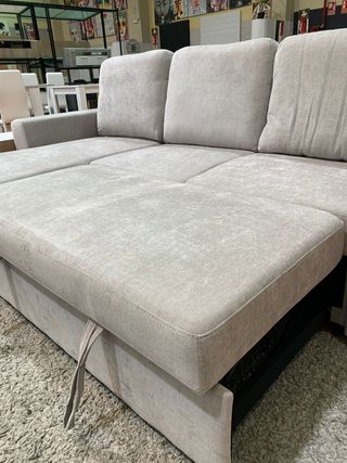 Sofá Cama Luke 234cm Beige/Gris