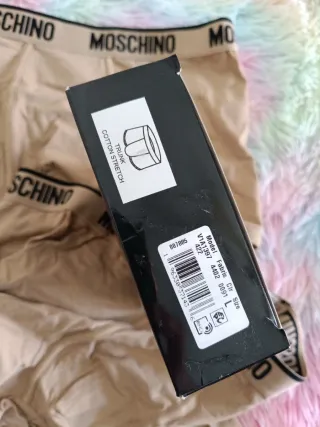 2 Calzoncillos Moschino Boxer Algodón Talla M y L