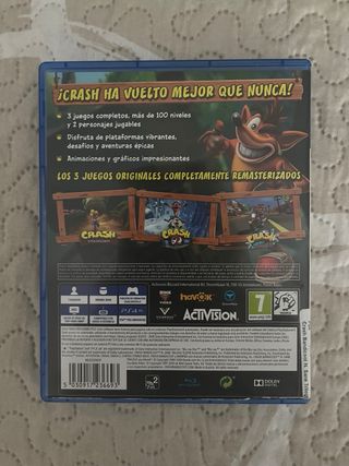 GTA V PS3 y Crash Bandicoot PS4