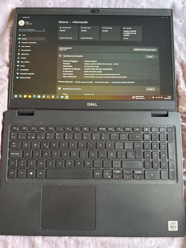 Portátil Dell Latitude 3510 Intel Core i5