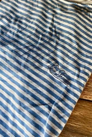 Camiseta Levi's Rayas Azul/Gris Vintage 2000s