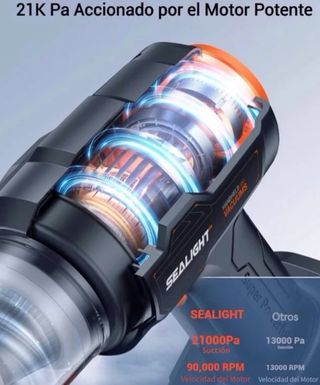 9 en 1 Aspirador de Mano 120W SIN ABRIR