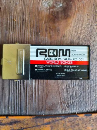 Casio ROM Pack RO-551 World Songs