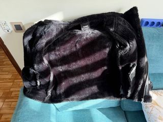 Abrigo Pull&Bear Negro Pelo talla M