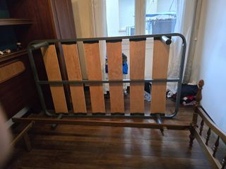 2 Estructura Cama Madera 105cm