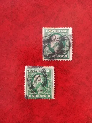 Álbum 89 Sellos Estados Unidos antiguos.