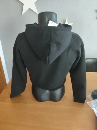 Sudadera Alo Negra con Cremallera