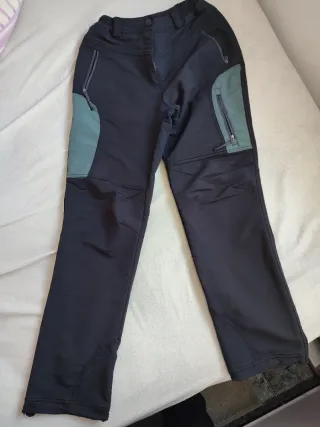 Pantalón Trekking IZAS Talla S Negro/Verde