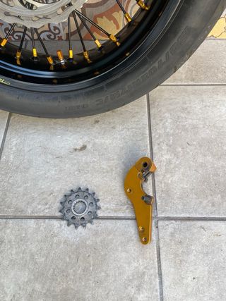 Ruedas Supermotard Excel Doradas