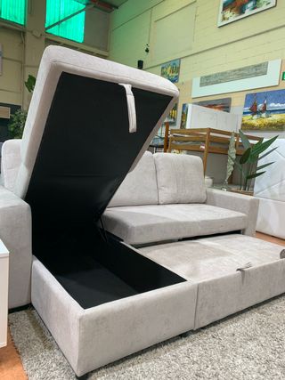 Sofá Cama Arcon Luke 234cm Beige