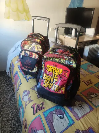 Mochilas con carrito (2 unidades)