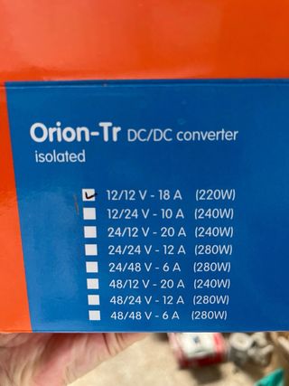 Convertidor DC/DC Orion-Tr Victron Energy
