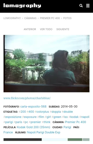 Cámara Premier PC-400 Analógica Negra