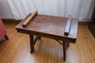 SILLA rústica antigua madera maciza estilo castell