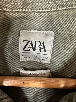 Sobrecamisa Zara Militar Talla L