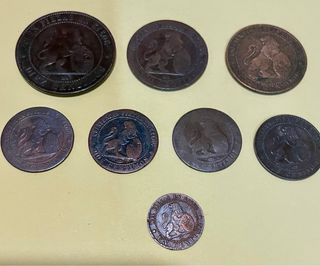 Lote 16 monedas Gobierno Provisional España