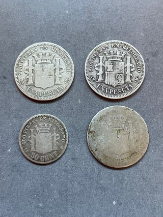 Lote 16 monedas Gobierno Provisional España