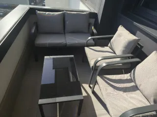 Conjunto Muebles Terraza: Sofá, Sillones y Mesa