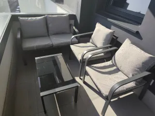 Conjunto Muebles Terraza: Sofá, Sillones y Mesa