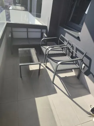 Conjunto Muebles Terraza: Sofá, Sillones y Mesa