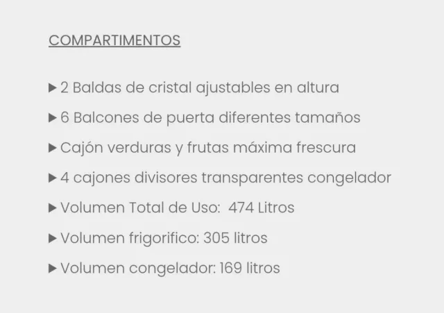 FRIGORÍFICO 4 PUERTAS NUEVO