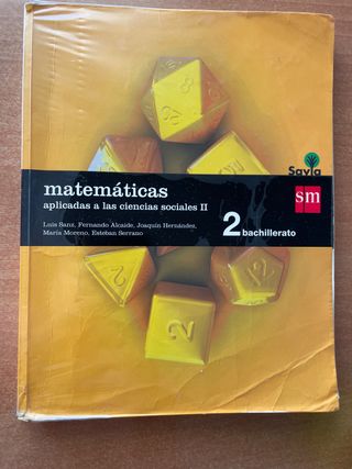 Matemáticas aplicadas a las ciencias sociales II