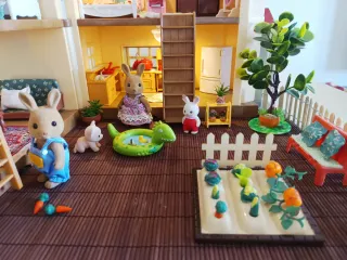 Giardino con orto per case Sylvanian