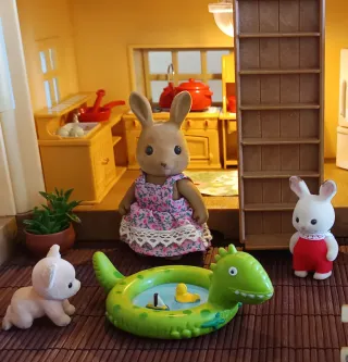 Giardino con orto per case Sylvanian