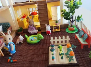 Giardino con orto per case Sylvanian