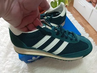 Adidas Zapatillas Talla 41 1/3 Verde/Blanco