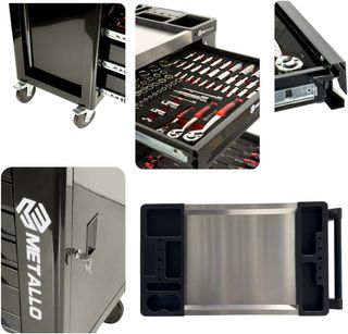 Carro de herramientas Metallo XXL 7 cajones