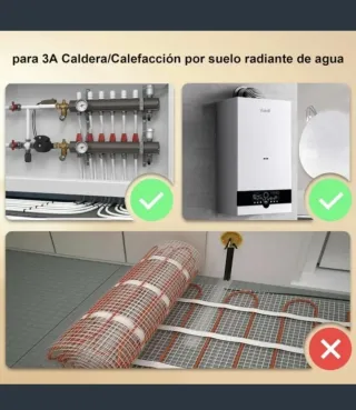 Termostato WiFi KETOTEK Caldera 3A 220V