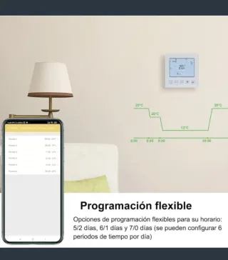 Termostato WiFi KETOTEK Caldera 3A 220V