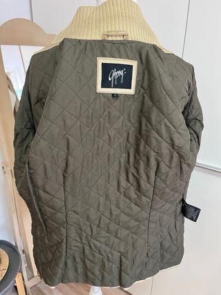 Chaqueta biker Gipsy Beige Efecto Vintage Piel