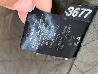 Chaqueta biker Gipsy Beige Efecto Vintage Piel