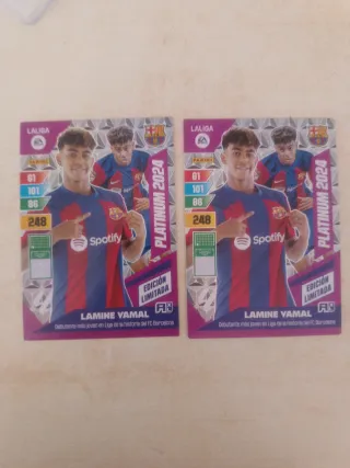 Lamine Yamal Platinum 2024 Adrenalyn x2