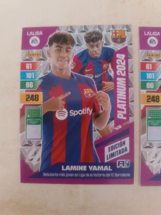 Lamine Yamal Platinum 2024 Adrenalyn x2