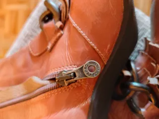 Botines Pedro Miralles charol rosa.