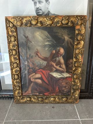 Antiguo cuadro San Jerónimo
