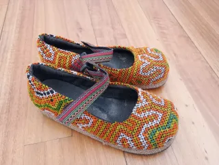 Zapatos étnicos hippies multicolor