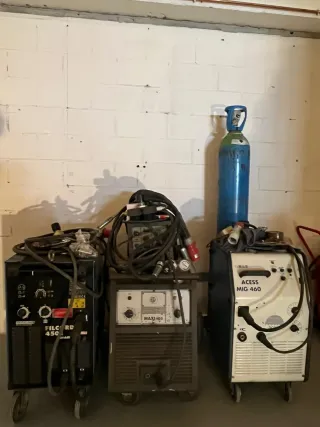 Lote 3 Máquinas Soldar Hilo Industriales