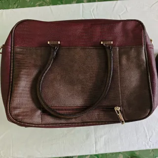 Maletín Parfois Marrón y Morado