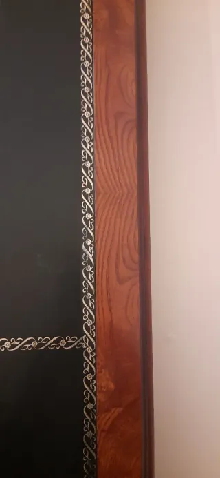 Mesa de juntas nogal y 6 sillas