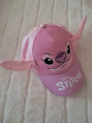 Boné Angel Stitch Disney 3/5 anos _ novo